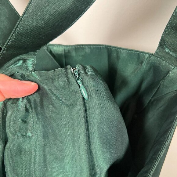 Altard State Babydoll Mini Dress Size XL Green Flutter Sleeve Tie Back Party - Picture 10 of 12